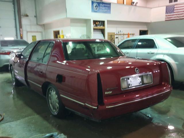 1G6KF5498XU721055 - 1999 CADILLAC DEVILLE CO RED photo 3