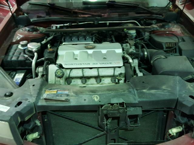 1G6KF5498XU721055 - 1999 CADILLAC DEVILLE CO RED photo 7