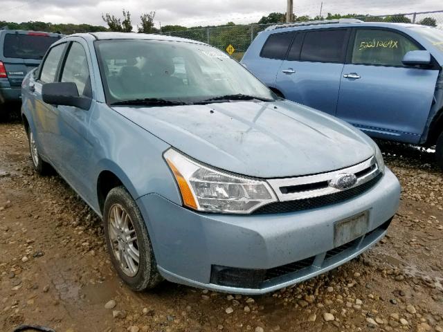 1FAHP35N59W248135 - 2009 FORD FOCUS SE BLUE photo 1