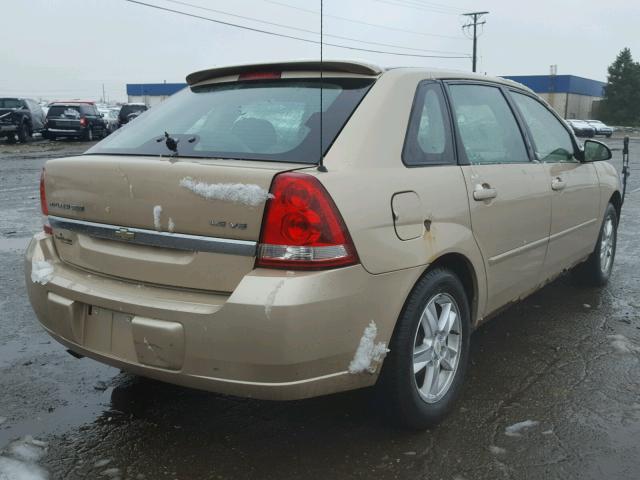 1G1ZT64815F190146 - 2005 CHEVROLET MALIBU MAX ოქროსფერი ფოტო 4
