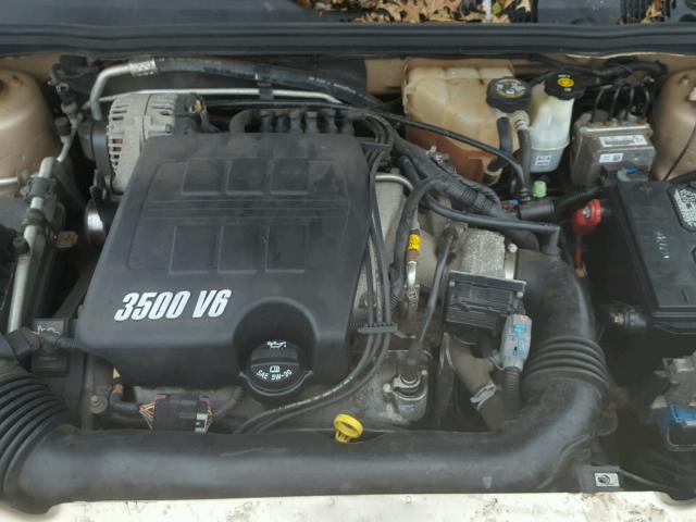 1G1ZT64815F190146 - 2005 CHEVROLET MALIBU MAX ოქროსფერი ფოტო 7