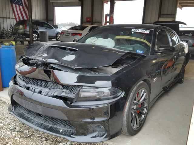 2C3CDXEJ2GH272099 - 2016 DODGE CHARGER SR BLACK photo 2