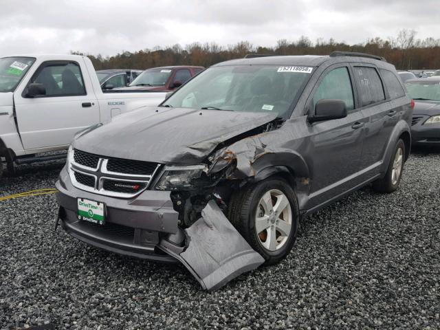 3C4PDCAB2DT644466 - 2013 DODGE JOURNEY SE GRAY photo 2