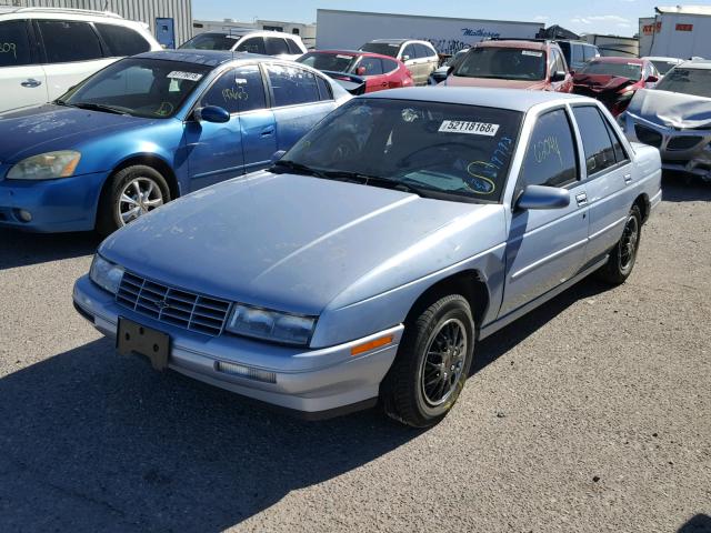 1G1LD55M9TY179793 - 1996 CHEVROLET CORSICA BLUE photo 2