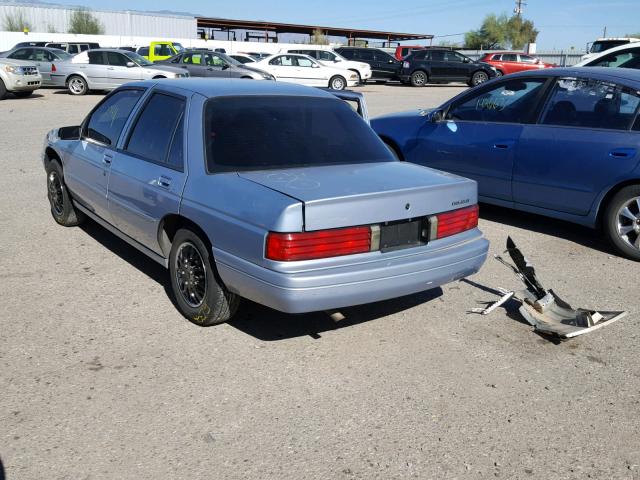 1G1LD55M9TY179793 - 1996 CHEVROLET CORSICA BLUE photo 3