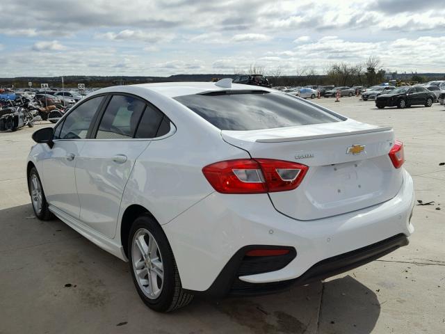 1G1BE5SM5H7103997 - 2017 CHEVROLET CRUZE LT WHITE photo 3