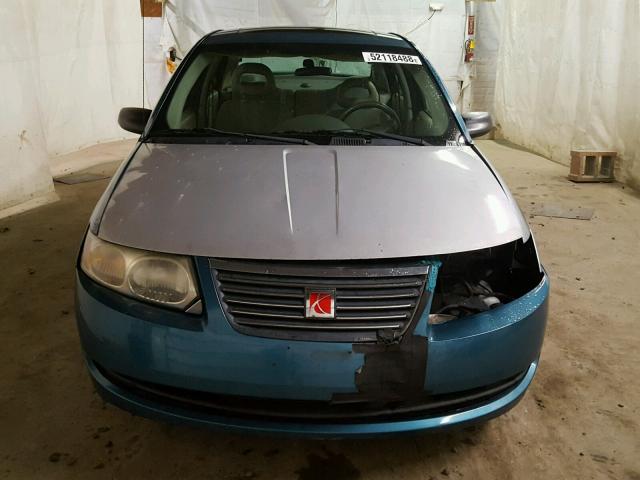 1G8AZ52F25Z170575 - 2005 SATURN ION LEVEL TURQUOISE photo 9