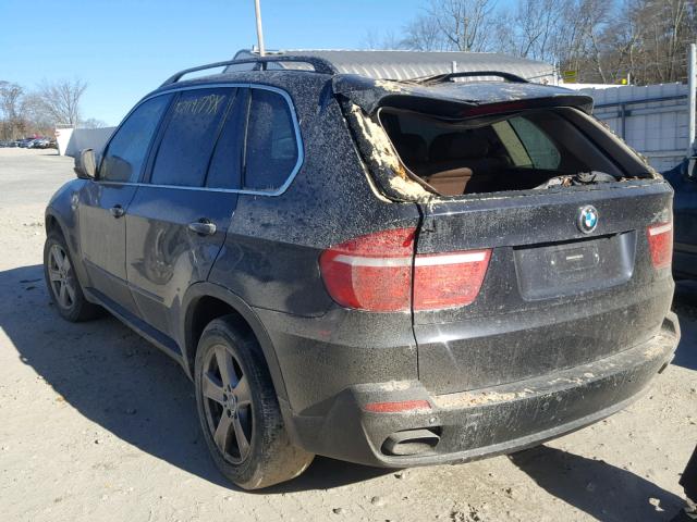 5UXFE83529L309187 - 2009 BMW X5 XDRIVE4 BLACK photo 3