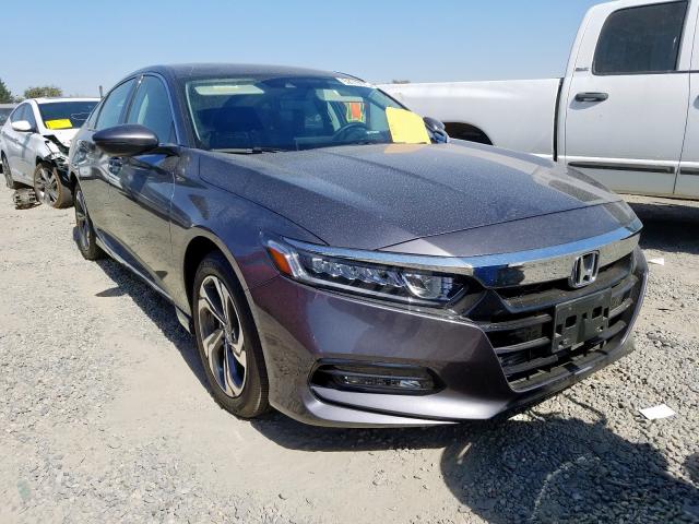 1HGCV2F51KA010760 - 2019 HONDA ACCORD EXL GRAY photo 1