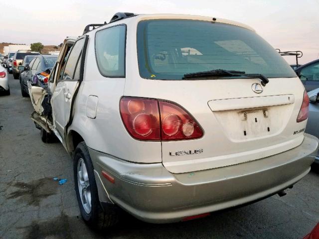 JT6HF10U9X0069734 - 1999 LEXUS RX 300 WHITE photo 3