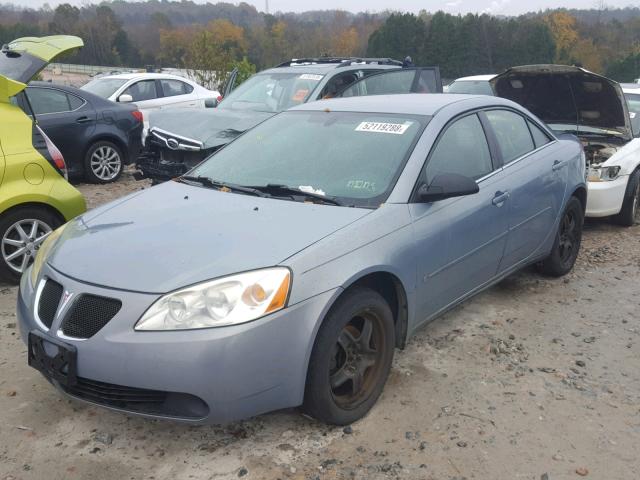 1G2ZF58B774161039 - 2007 PONTIAC G6 VALUE L GRAY photo 2