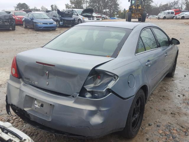 1G2ZF58B774161039 - 2007 PONTIAC G6 VALUE L GRAY photo 4