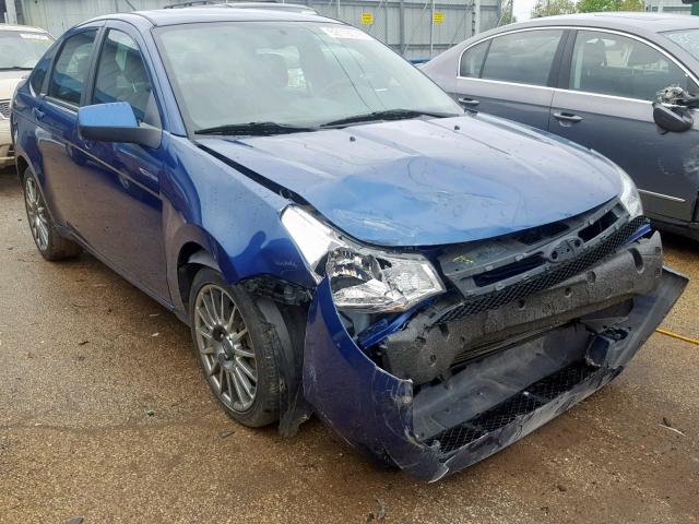 1FAHP36N49W111475 - 2009 FORD FOCUS SES BLUE photo 1