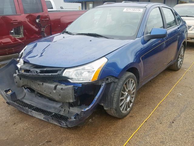 1FAHP36N49W111475 - 2009 FORD FOCUS SES BLUE photo 2