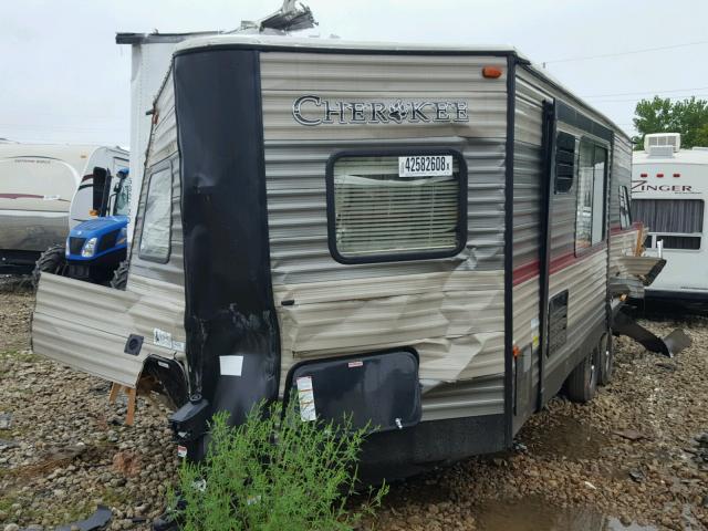 4X4TCKY22JX131987 - 2018 WILDWOOD CHEROKEE TAN photo 2