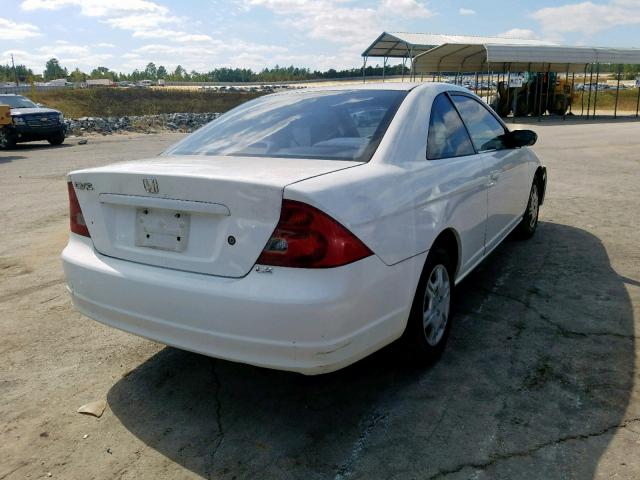 1HGEM22582L015962 - 2002 HONDA CIVIC LX WHITE photo 4