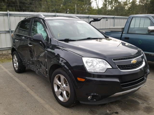 3GNAL4EK8ES620843 - 2014 CHEVROLET CAPTIVA LT BLACK photo 1