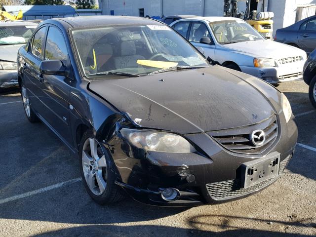 JM1BK324761514399 - 2006 MAZDA 3 S BLACK photo 1