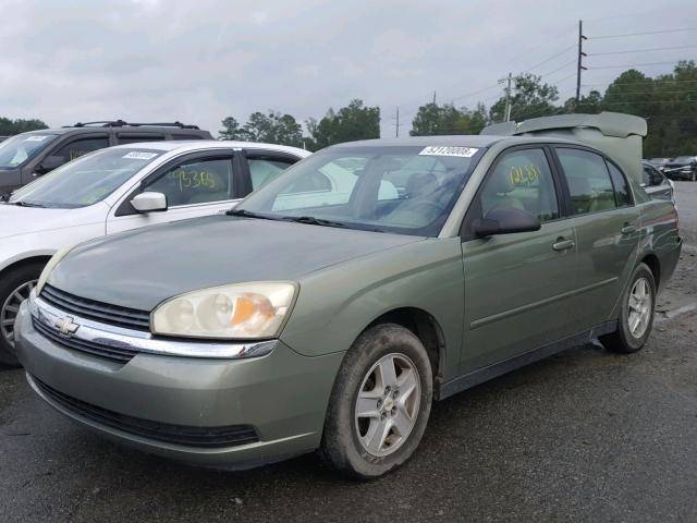 1G1ZT52895F296986 - 2005 CHEVROLET MALIBU LS GREEN photo 2