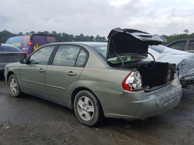 1G1ZT52895F296986 - 2005 CHEVROLET MALIBU LS GREEN photo 3