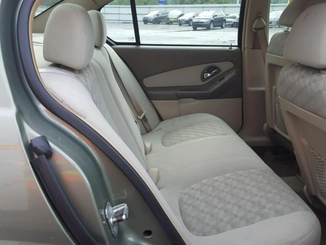 1G1ZT52895F296986 - 2005 CHEVROLET MALIBU LS GREEN photo 6