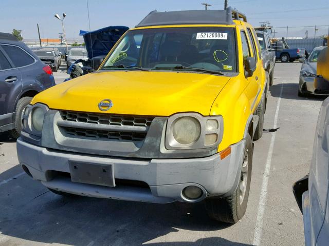 5N1ED28Y14C600025 - 2004 NISSAN XTERRA XE YELLOW photo 2