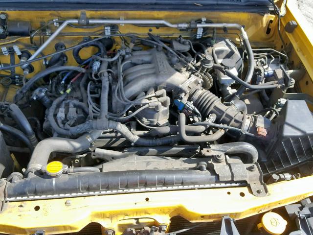 5N1ED28Y14C600025 - 2004 NISSAN XTERRA XE YELLOW photo 7