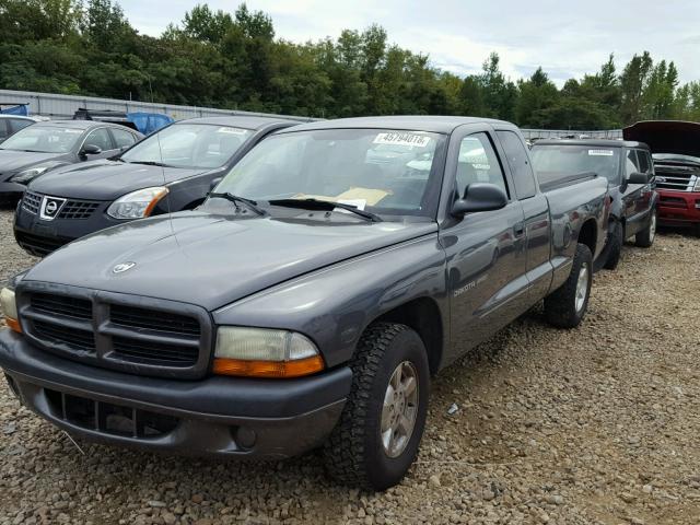 1B7GL32X82S621270 - 2002 DODGE DAKOTA SPO CHARCOAL photo 2