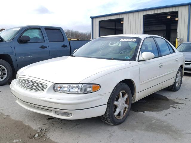 2G4WB55K921158223 - 2002 BUICK REGAL LS WHITE photo 2