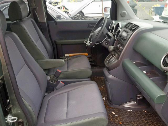 5J6YH28593L034300 - 2003 HONDA ELEMENT EX GREEN photo 5