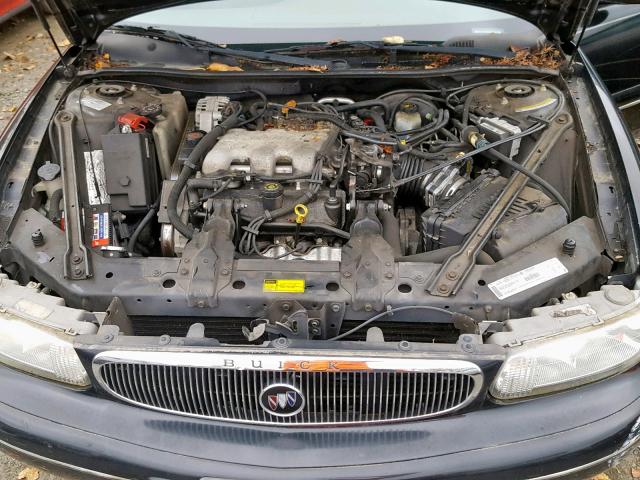 2G4WS52J1Y1268154 - 2000 BUICK CENTURY CU BLACK photo 7