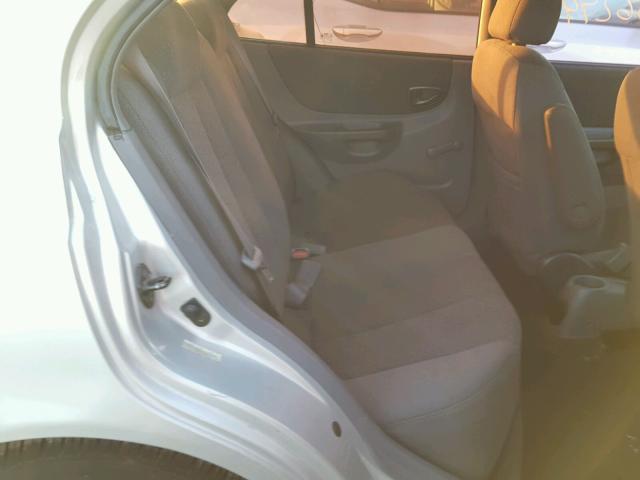 KMHCG45C11U212219 - 2001 HYUNDAI ACCENT GL SILVER photo 6