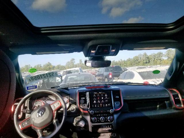 1C6SRFLT9KN839116 - 2019 RAM 1500 REBEL ნაცრისფერი ფოტო 9