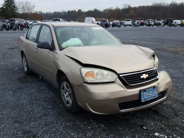 1G1ZS51F76F282458 - 2006 CHEVROLET MALIBU LS 金色 照片 1
