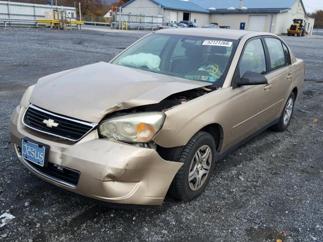 1G1ZS51F76F282458 - 2006 CHEVROLET MALIBU LS 金色 照片 2