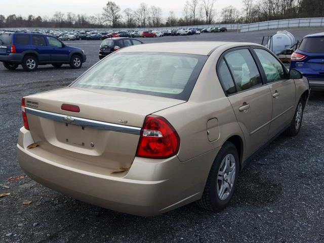 1G1ZS51F76F282458 - 2006 CHEVROLET MALIBU LS 金色 照片 4