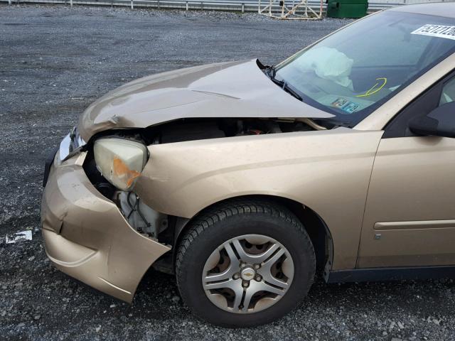 1G1ZS51F76F282458 - 2006 CHEVROLET MALIBU LS 金色 照片 9