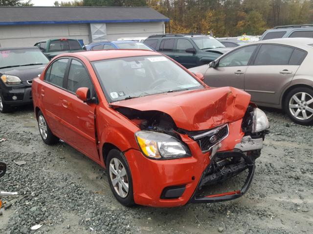 KNADH4A34B6921886 - 2011 KIA RIO BASE RED photo 1