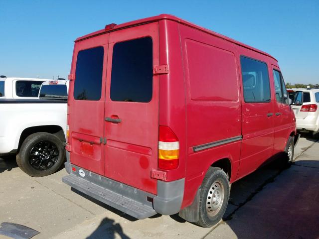 WD0PD144855784869 - 2005 DODGE SPRINTER 2 RED photo 4