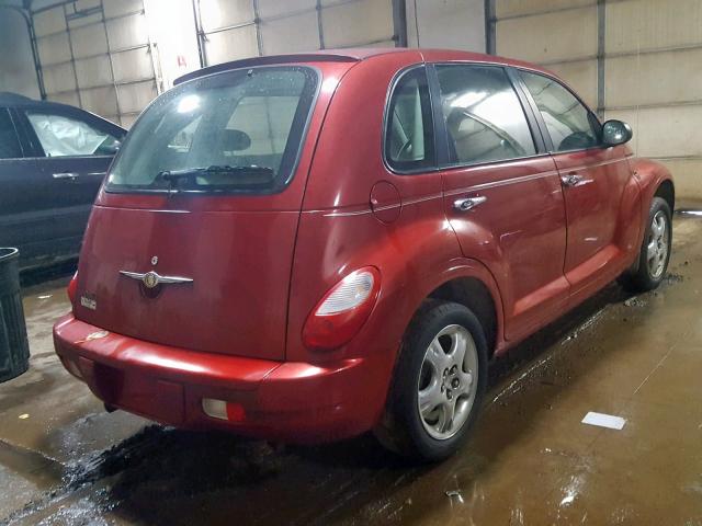 3A4FY48B47T533816 - 2007 CHRYSLER PT CRUISER RED photo 4