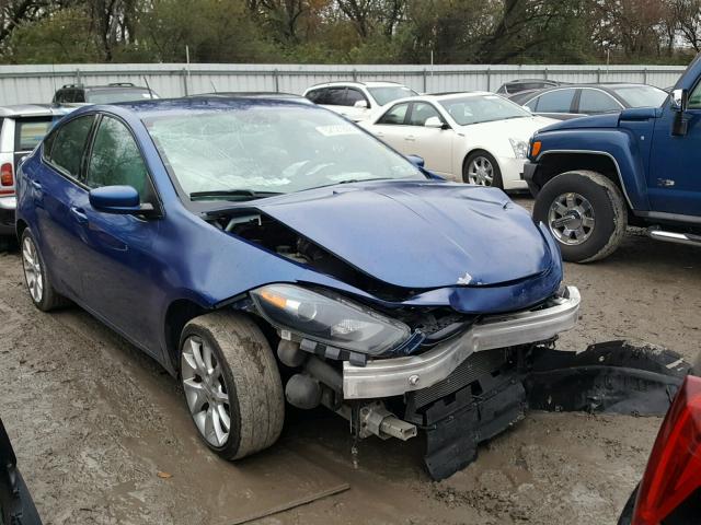 1C3CDFBA3DD289906 - 2013 DODGE DART SXT BLUE photo 1