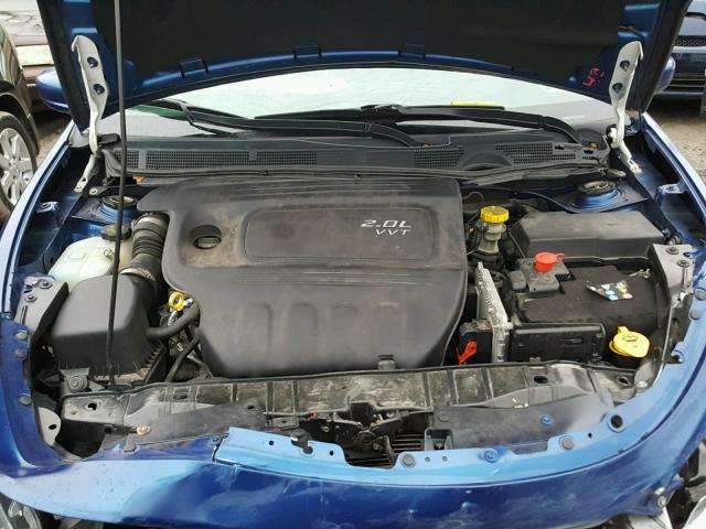 1C3CDFBA3DD289906 - 2013 DODGE DART SXT BLUE photo 7