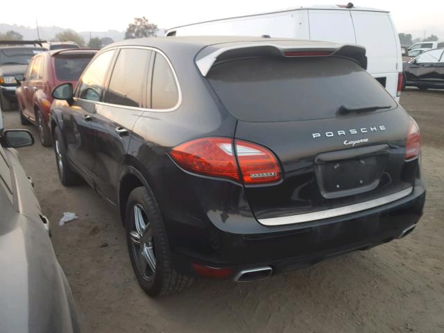 WP1AF2A28ELA82448 - 2014 PORSCHE CAYENNE BLACK photo 3