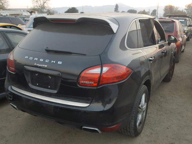 WP1AF2A28ELA82448 - 2014 PORSCHE CAYENNE BLACK photo 4