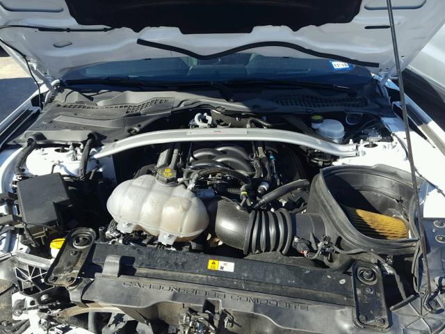 1FA6P8JZ3G5523145 - 2016 FORD MUSTANG SH WHITE photo 7