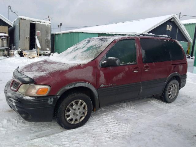 1GMDU03E44D257721 - 2004 PONTIAC MONTANA RED photo 2