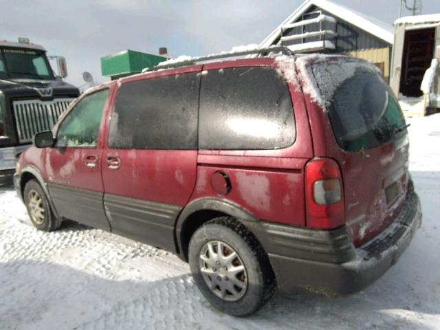 1GMDU03E44D257721 - 2004 PONTIAC MONTANA RED photo 3