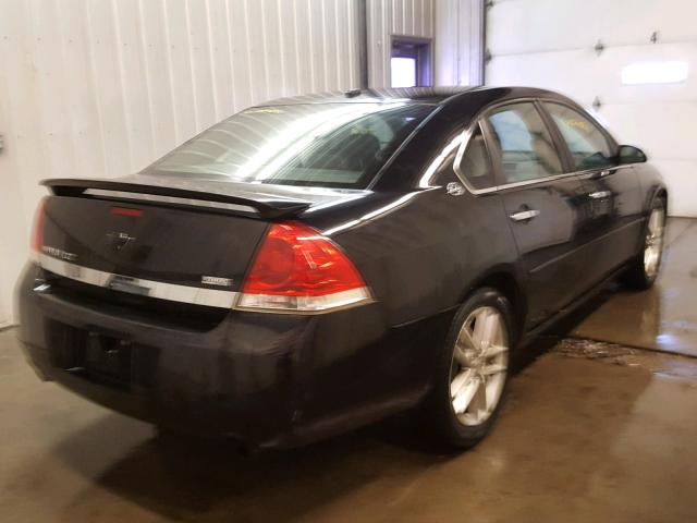 2G1WU583X81335169 - 2008 CHEVROLET IMPALA LTZ BLACK photo 4