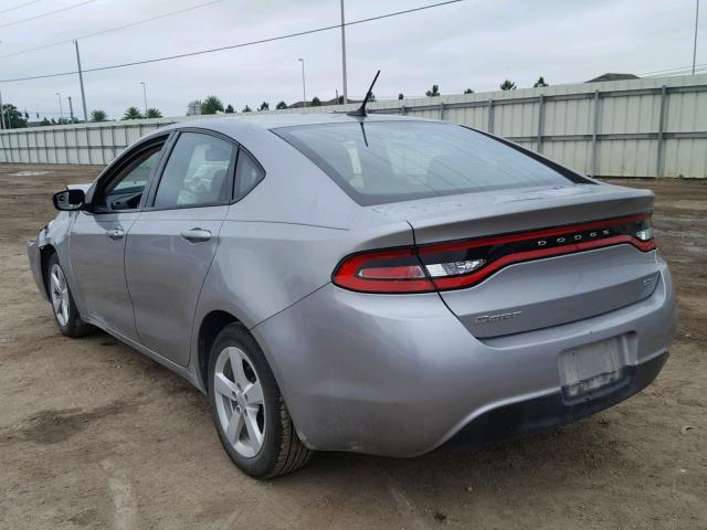 1C3CDFBB2FD172975 - 2015 DODGE DART SXT GRAY photo 3