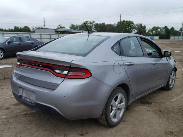 1C3CDFBB2FD172975 - 2015 DODGE DART SXT GRAY photo 4